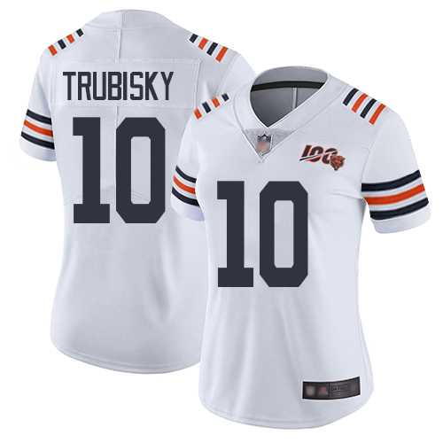 Women Nike Bears 10 Mitchell Trubisky White 2019 100th Season Alternate Classic Vapor Untouchable Limited Jersey Dzhi,We sell and wholesale Women Nike Bears 10 Mitchell Trubisky White 2019 100th Season Alternate Classic Vapor Untouchable Limited Jersey Dzhi on line form chian!